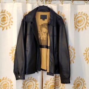 Leather Jacket James Dean The Original Authentic Classic Size XL